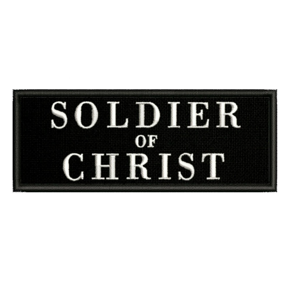 Knights Templar Cross Shield Embroidered Hook & Loop Tactical Morale Patch Jesus