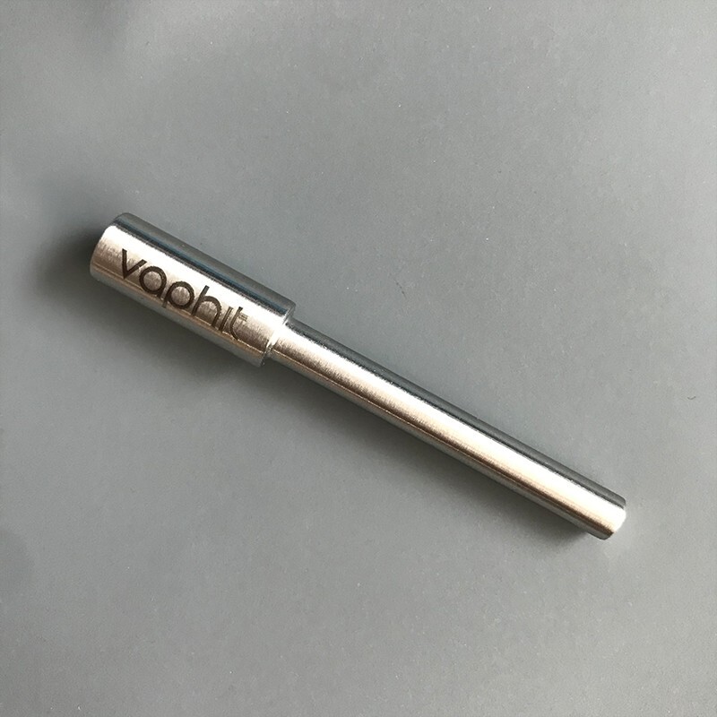 Vaphit ss rod (load/remove screen) with silicone heatproof protector and brush