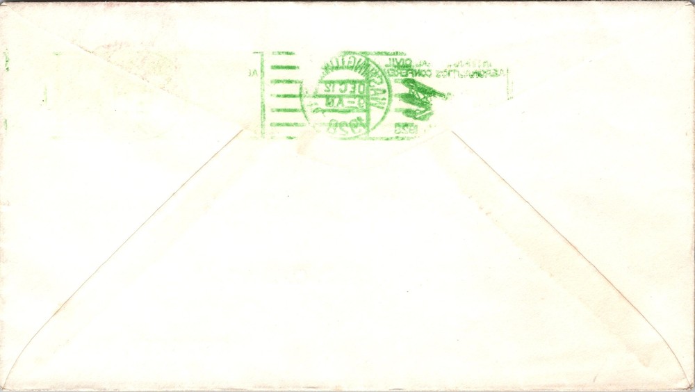 SC# 649 FDC - Hand Created Cachet - L37068