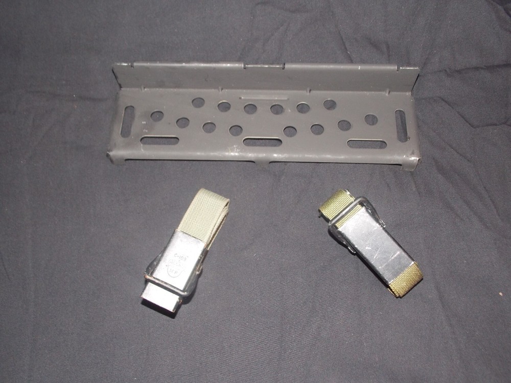 U.S. Military Issue ALICE Pack Frame Cargo Shelf and 2 Lashing Straps