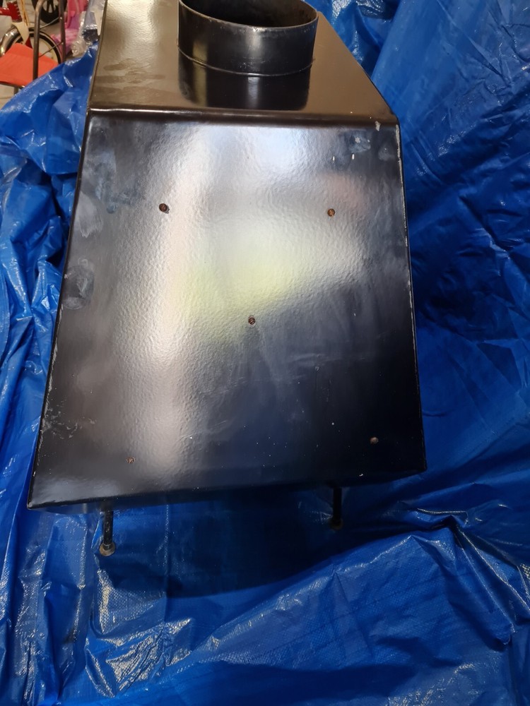 Vintage Danish Style Mid Century Fireplace