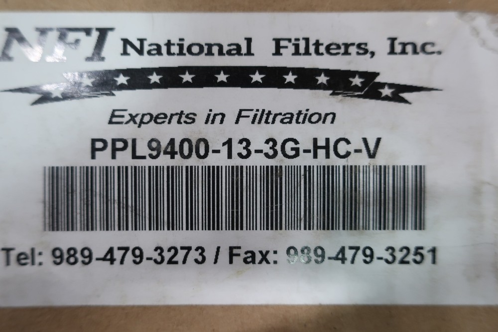 Nfi PPL9400-13-3G-HC-V Hydraulic Filter Element