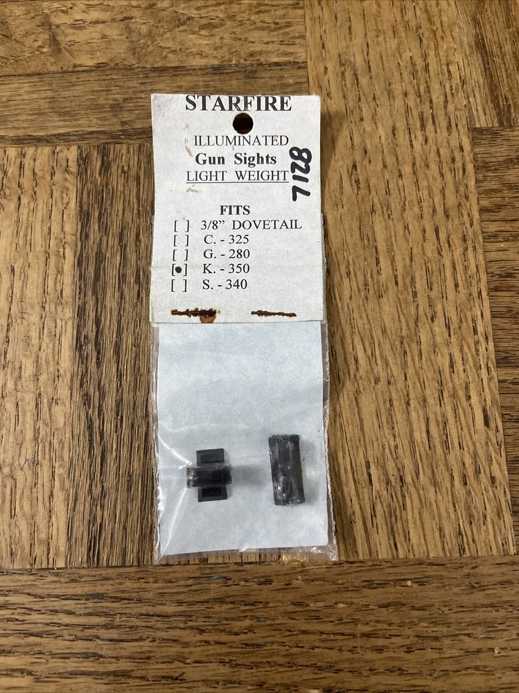 Starfire Illuminated Gun Sight Light Weight