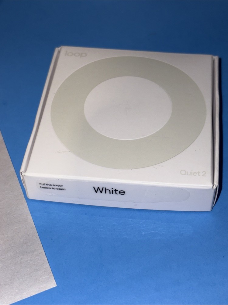 Loop Quiet 2 Earplugs WHITE New,Open Box