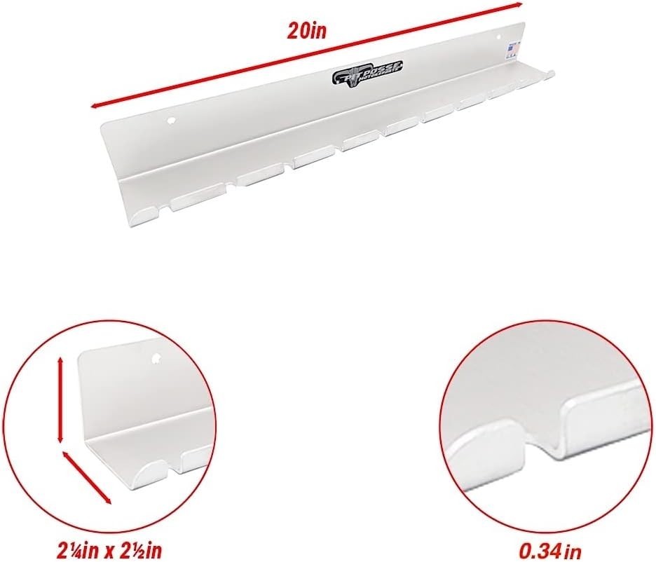 Aluminum Air Tool Storage Rack - Space-Saving Solution