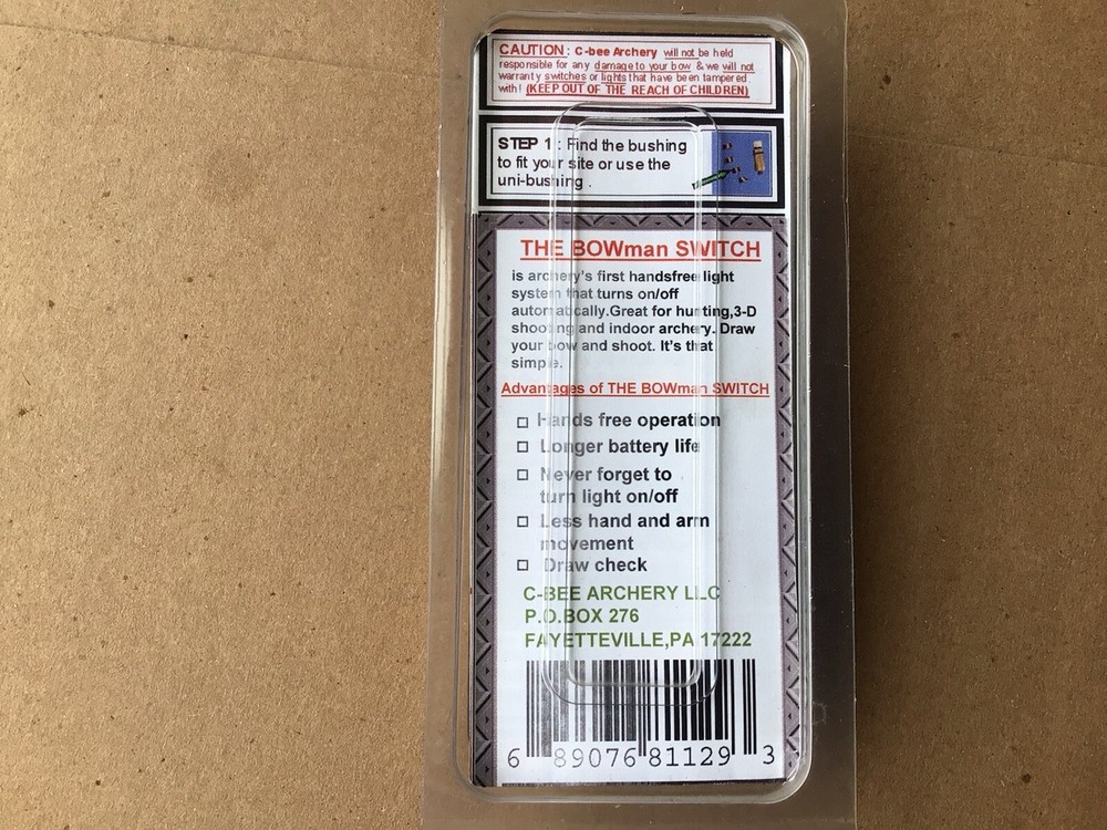 the bowman switch, automatic UV light system, Archery, Bow Hunting