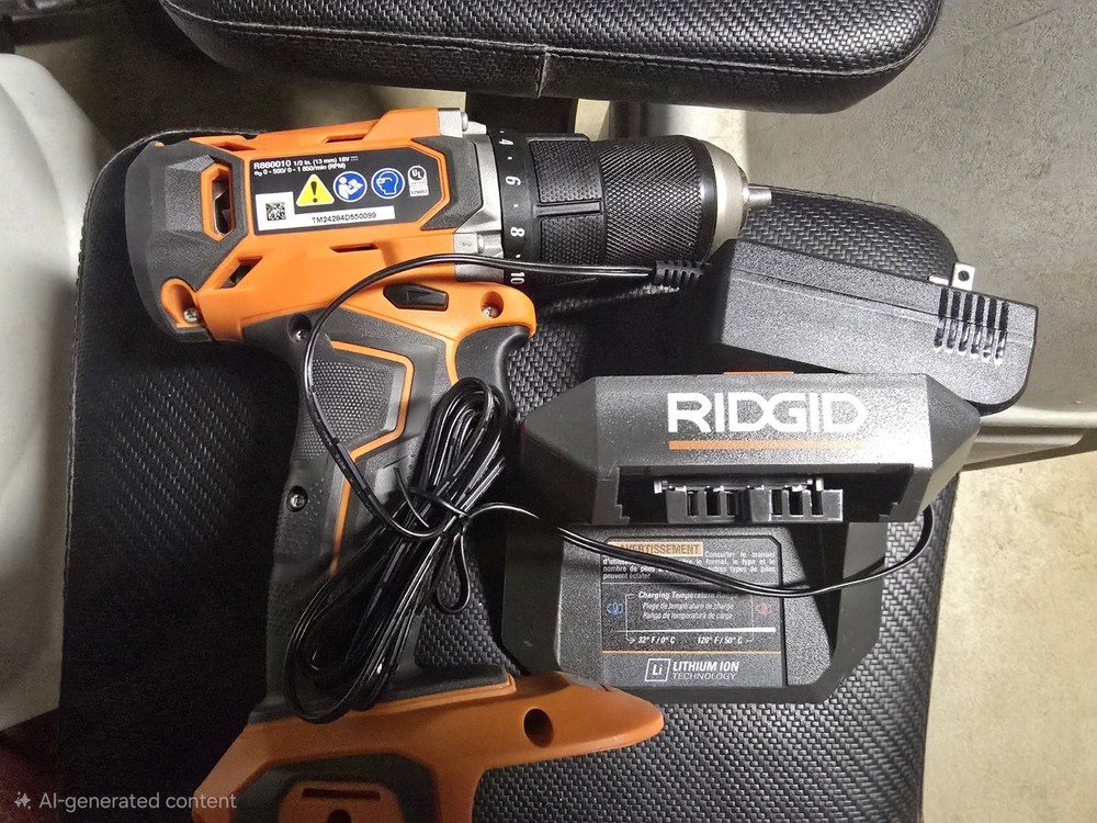Ridgid Drill and Charger