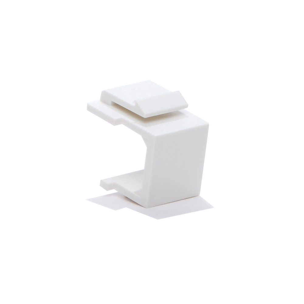5pcs Snap-in Keystone Blank Insert for Wall Plate White