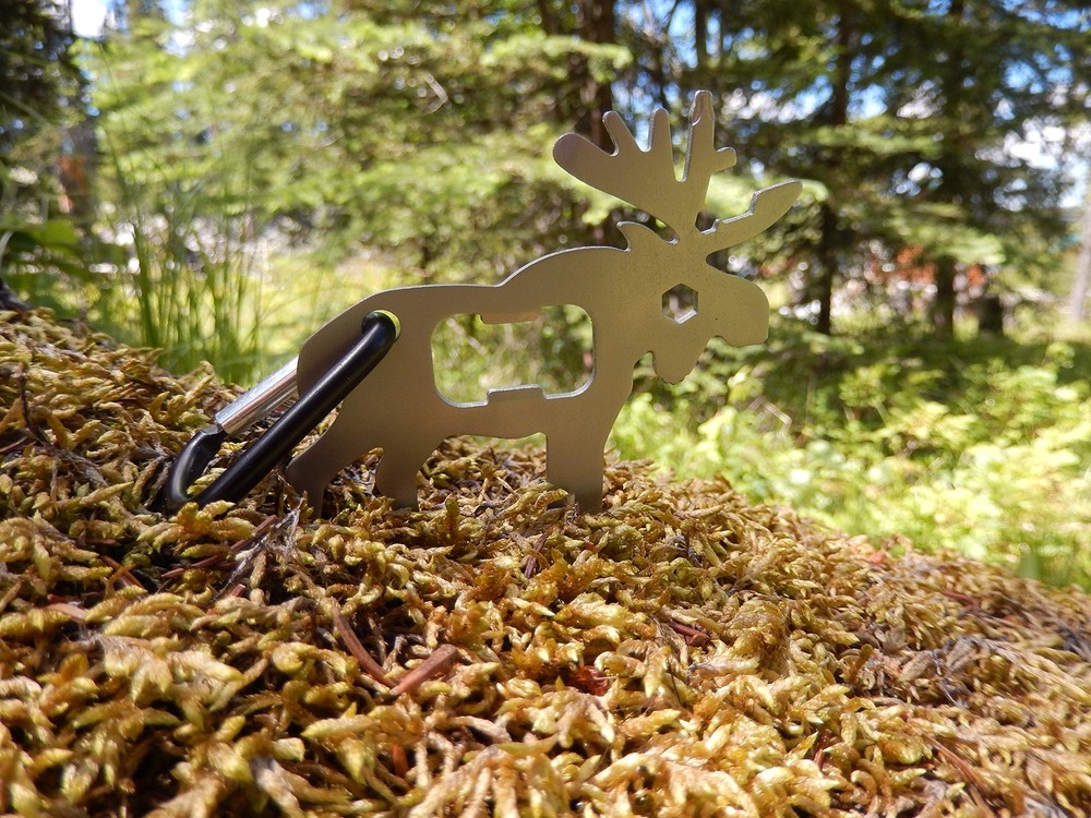 UST Stainless Steel Tool A Long Multi-Tool, Standing Moose