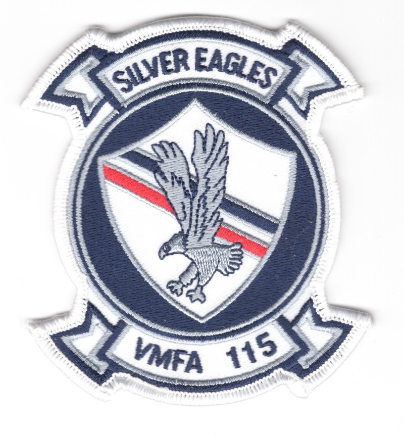 USMC Marine patch: Fighter Attack Squadron 115, VMFA-115 - 3 1/2"