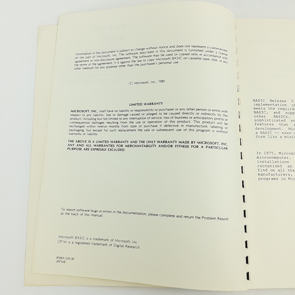 Lot of 4 KAYPRO II Users Guide Manuals Microsoft Basic S-Basic Select Profitplan