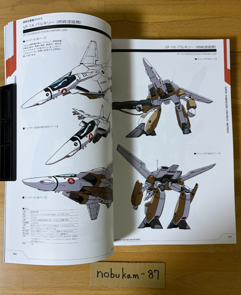 Encyclopedia Macross Valkyrie & Destroid Art Book