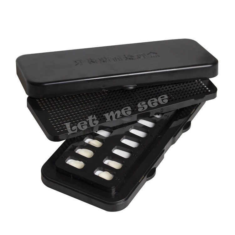 Dental Ceramic Veneer Storage Box Veneer Pretreatment Patch Case Rectangular