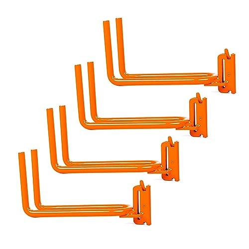 4-Pack E-Track Heavy Duty Shovel/Tool Hanger, E Track Hooks for Tools, 4 Pack