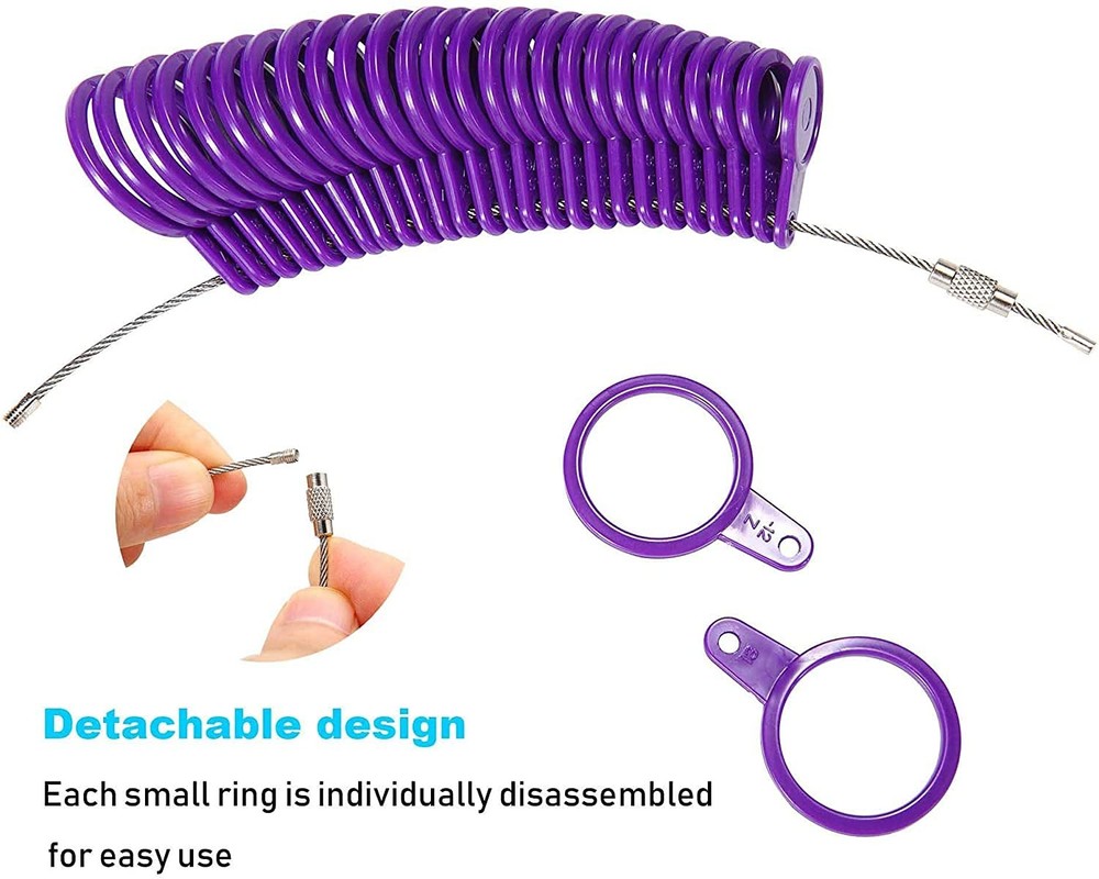 Ring Sizer Gauge Set, Finger Plastic Set