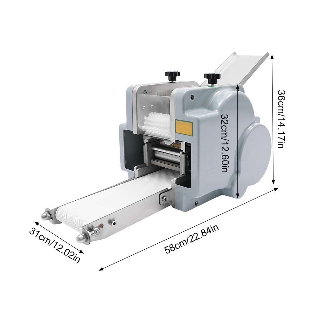 110V Dumpling Wrapper Maker 60 Pieces/Min Silver Automatic Dumpling Skin Machine