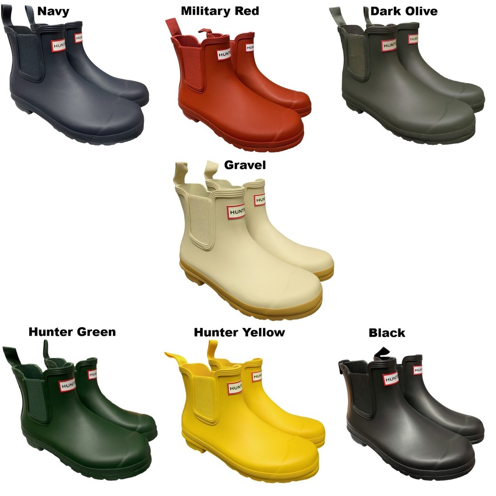 HUNTER Women's Original Waterproof Chelsea Rubber Pull-On Boot