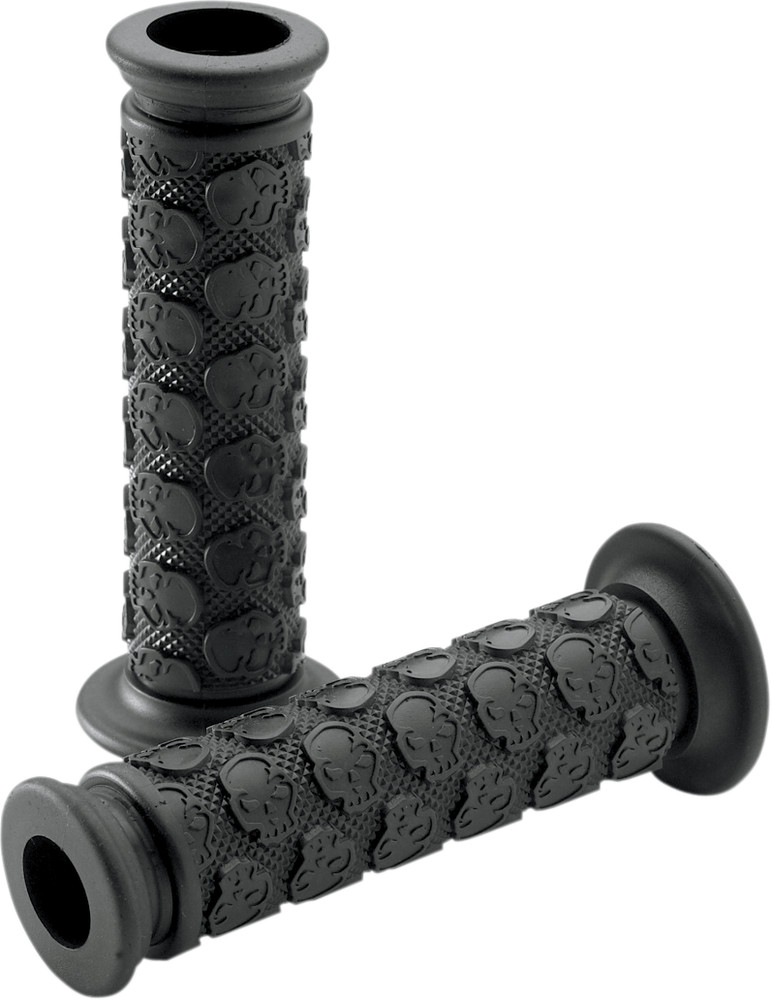 DRIVEN RACING Skully MX Grips Black Open Ends D701BKO