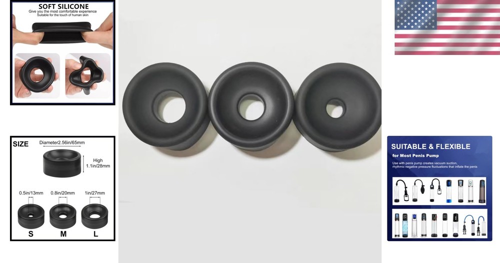 Realistic Silicone Pump Sleeve Replacement for Enhanced Erection & Pleasure