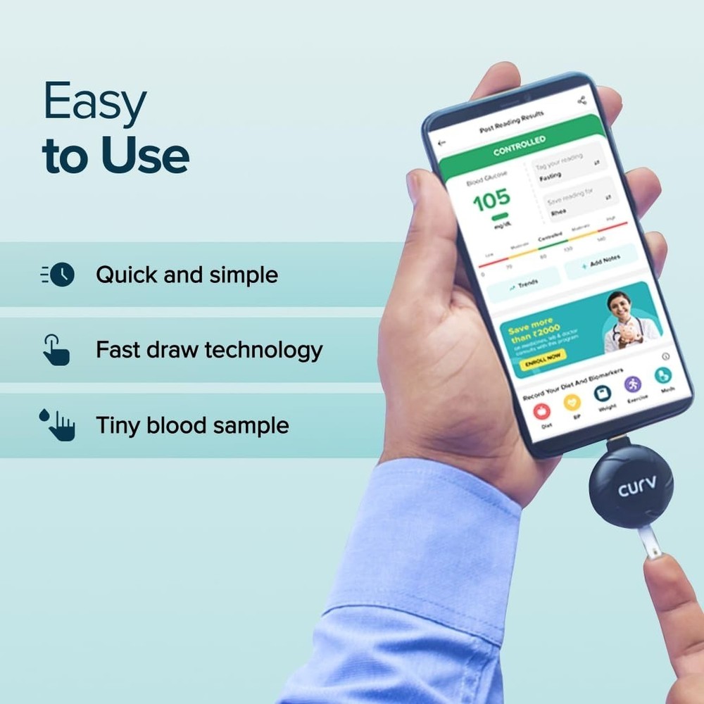 Blood Testing Glucose Test 50 Strips For Glucometer Machine S2u