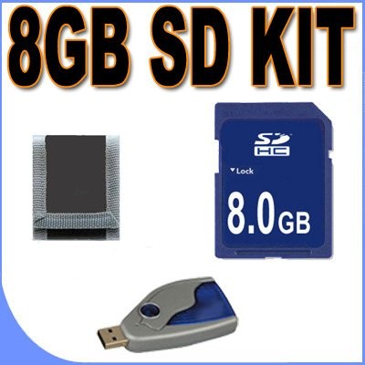 8GB SD/HC Secure Digital Memory Card + USB SD Card Reader Bundle 04