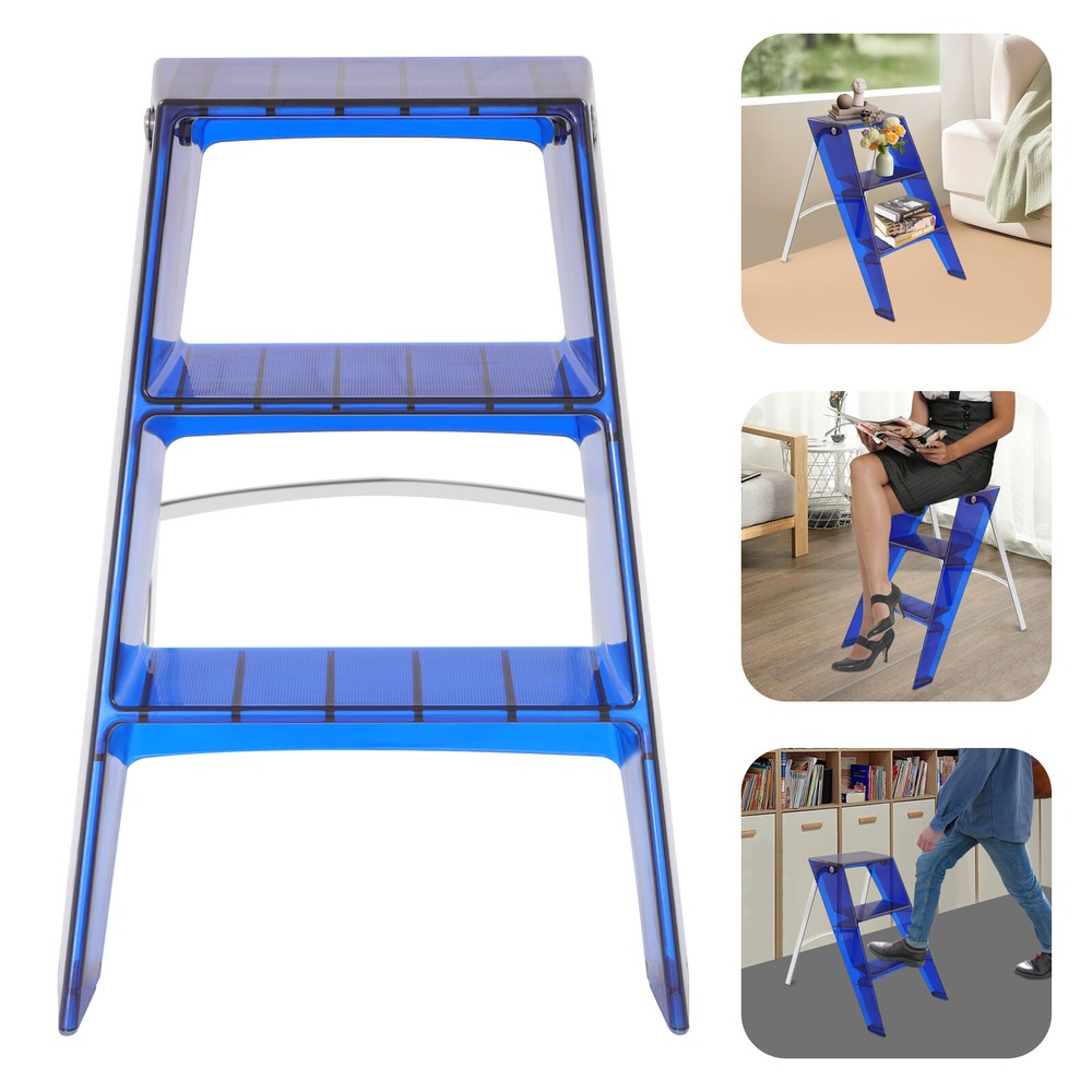 Modern Folding Step Stool for Adults 3 Step Ladder Folding Step Stool 44*52*63cm