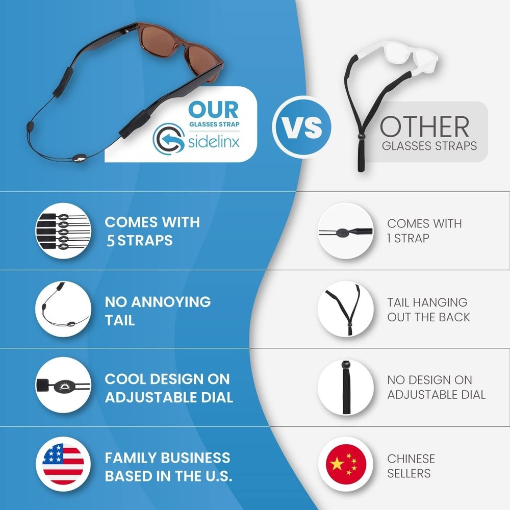 Eyeglass Strap Fish Style - No Tail Sunglass Holder
