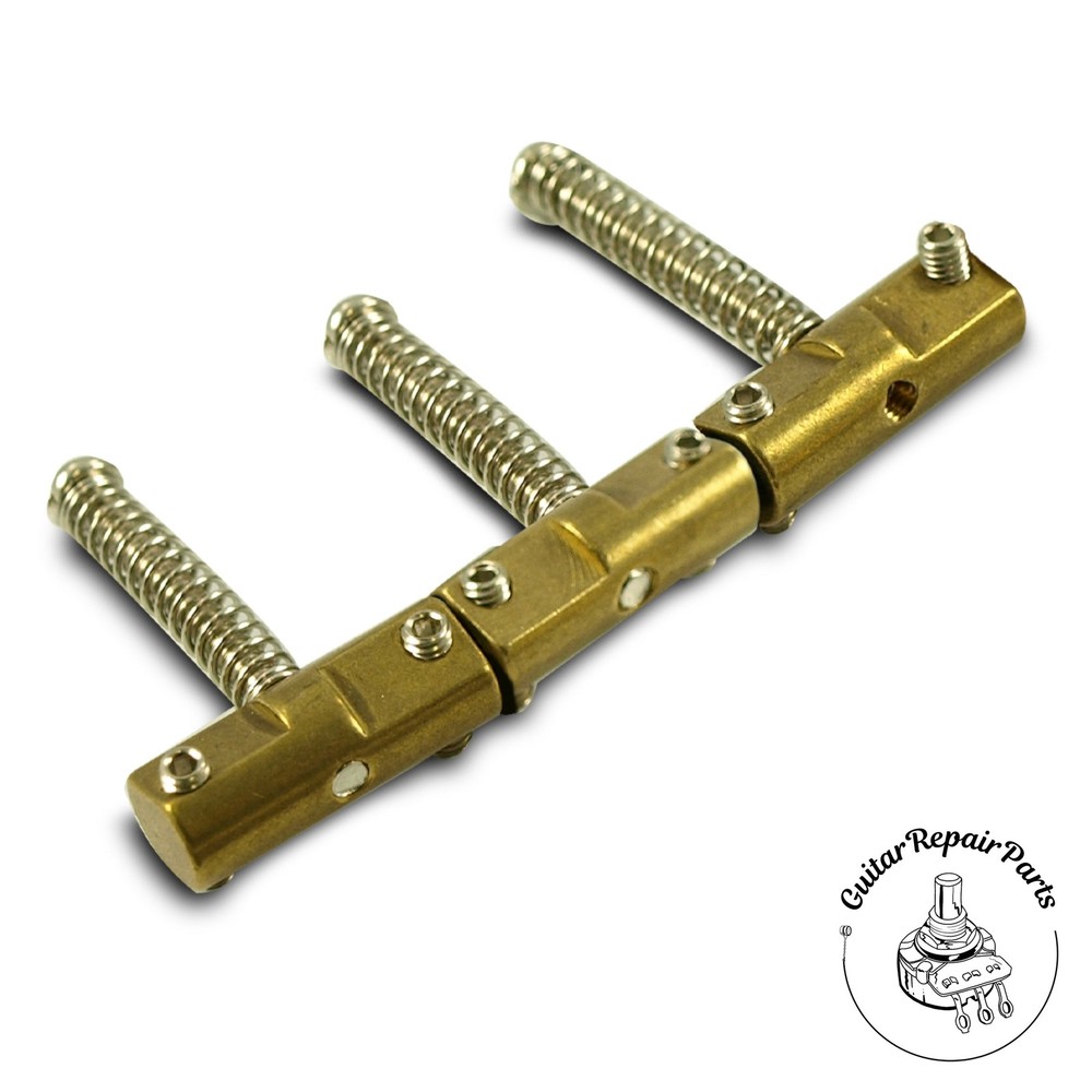 Compensated Saddle Set For Telecaster - Brass
