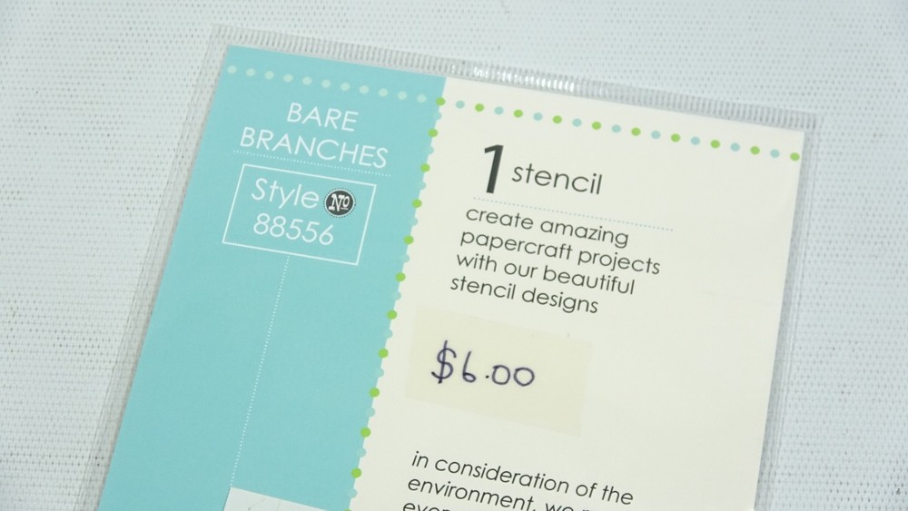 2014 Memory Box Texture Designer Stencil Bare Branches 88556