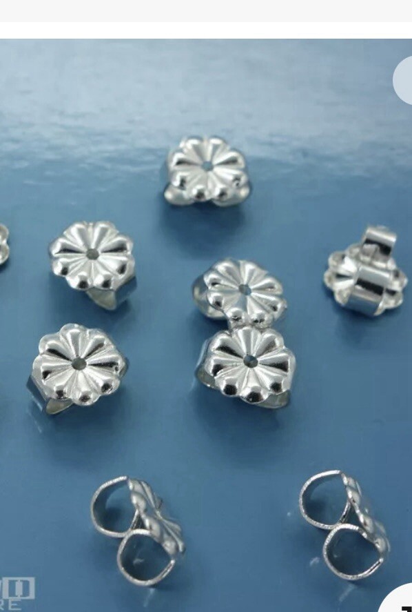 Sterling Silver Butterfly Earring Back 1 Pair (replace Your Lost Tiffany’s)
