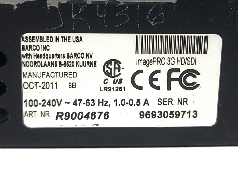 Barco R9004676 ImagePRO 3G Signal Processor (C1979-62)
