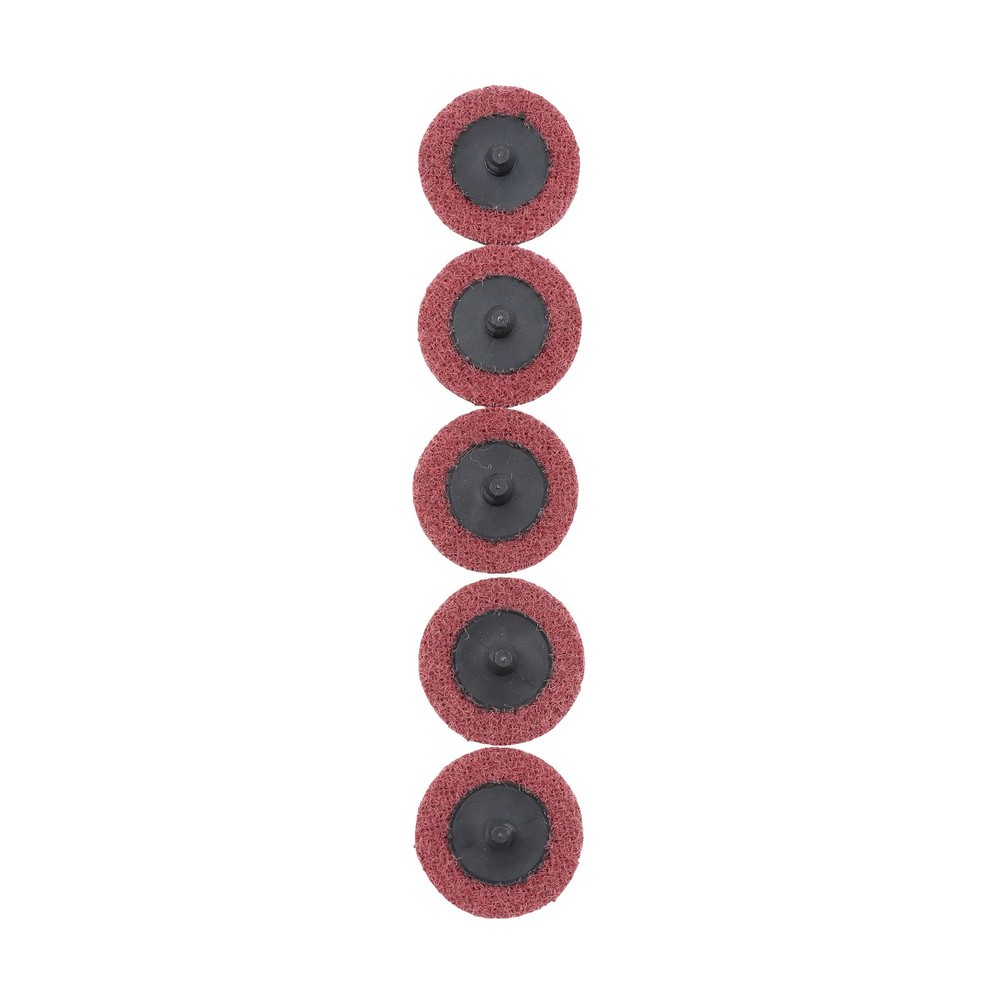 25 PCS 2 Inch Red Medium Nylon Quick Change Surface Conditioning Discs