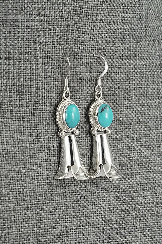 Turquoise & Sterling Silver Earrings - Sharon McCarthy