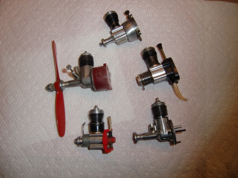 Various COX and other airplane engines