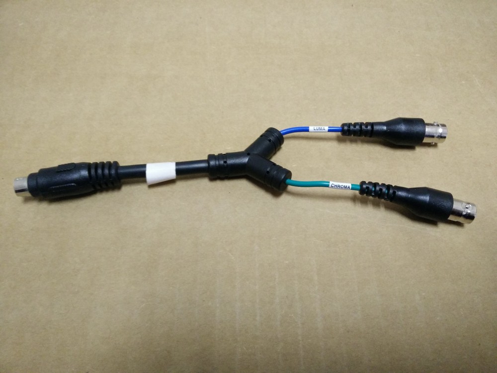 MicroDISC S-Video to 2x BNC Breakout Cable
