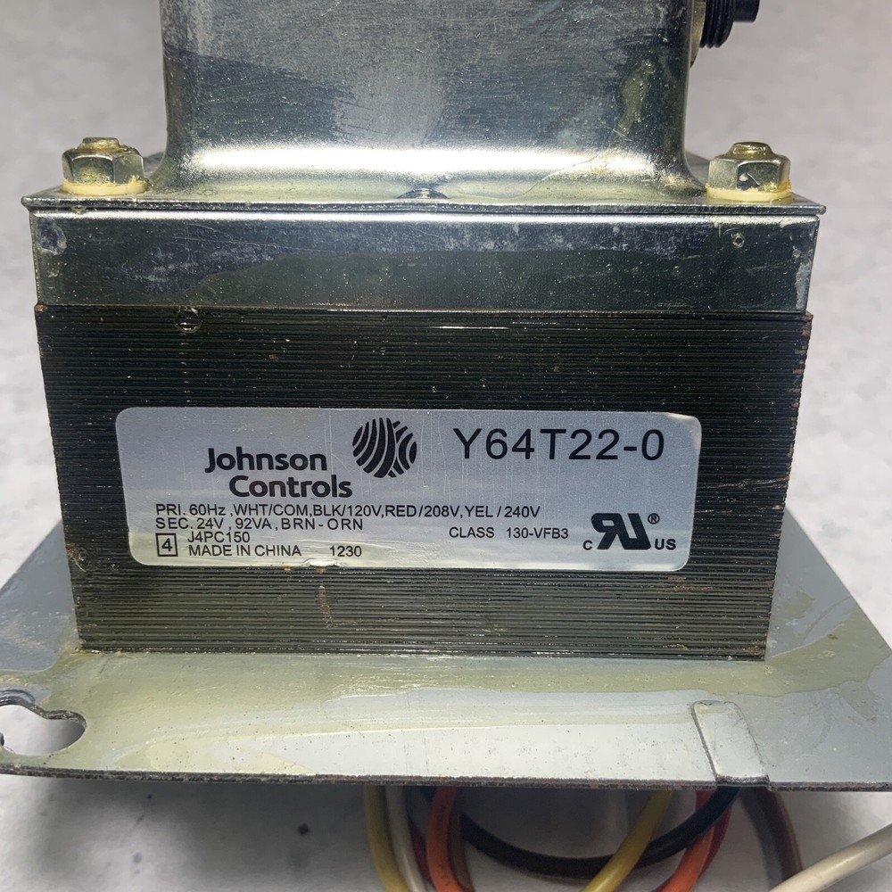 JOHNSON CONTROLS TRANSFORMER Y64T22-0