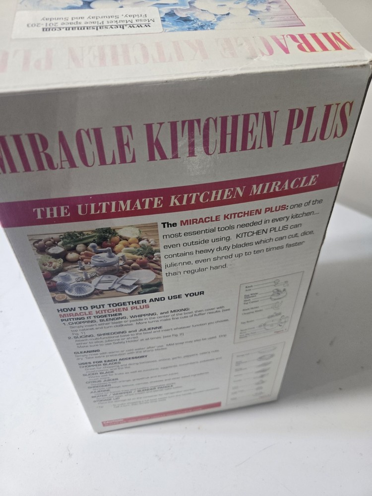 Kitchen Miracle Plus Chopper Slicer Juicer