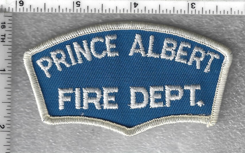 Prince Albert Fire Department  (Saskatchewan, Canada ) Old Style Shoulder Patch