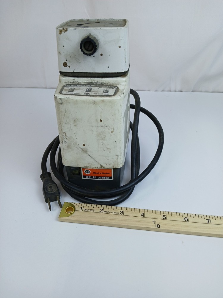 Black & Decker Drill Bit Sharpener, Vintage