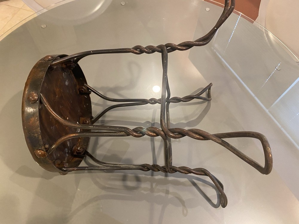 Wrought Iron Stool