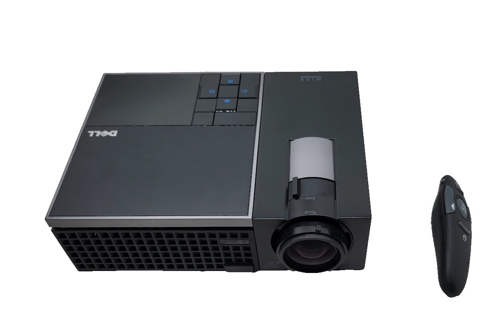 Dell M410HD Projector 231 Lamp Hours W/ REMOTE CONTROL