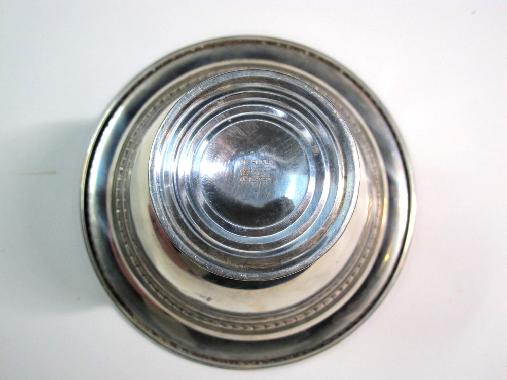 Sterling Silver Candy Dish Weighted 5” Diameter