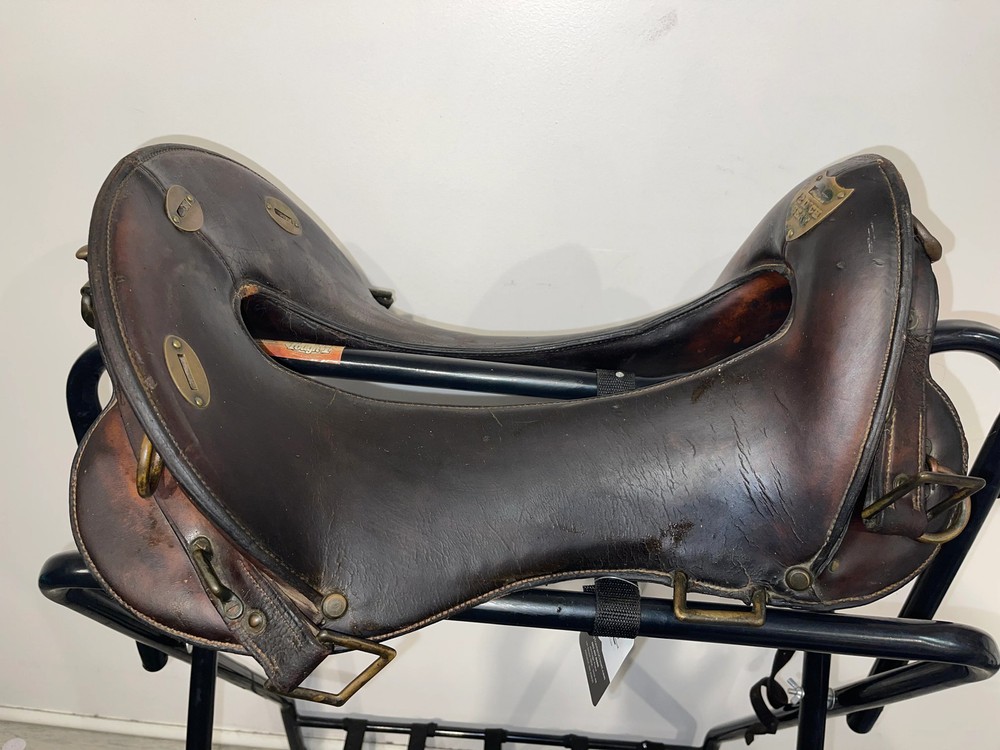 Antique McClellan Calvary 12in Saddle