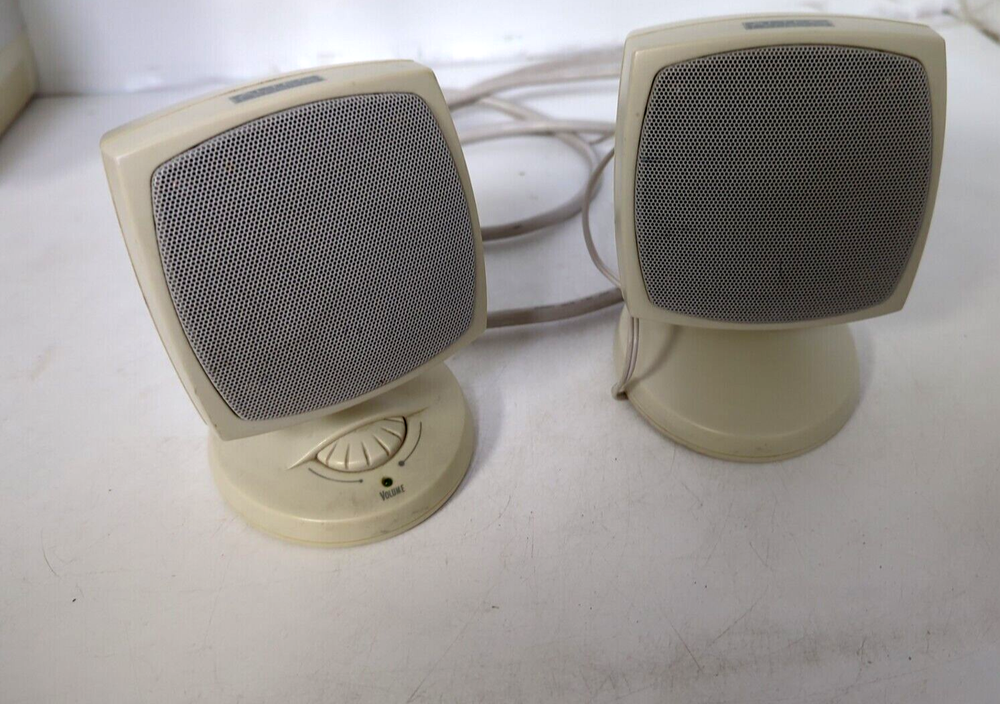 ALTEC LANSING COMPUTER SPEAKER SYSTEM POWERED SUBWOOF ACS33 TESTED WORKING