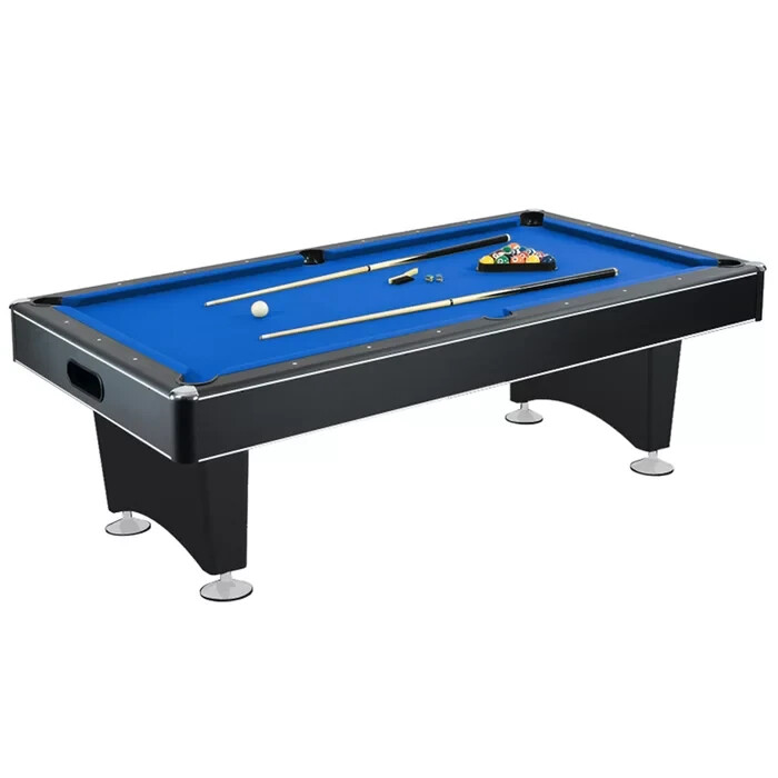 Pool Table (7.3 ft.) (Black/Blue) (Free Shipping)