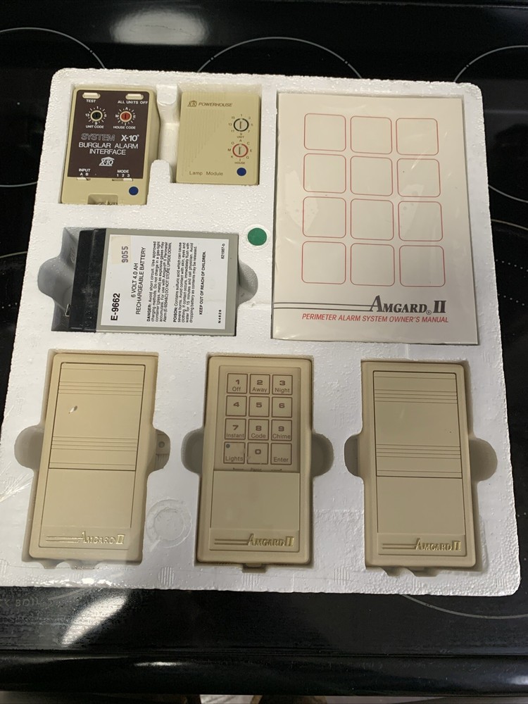 Vintage Amgard E-9294 Alarm Control Unit Security System Sealed Original Box
