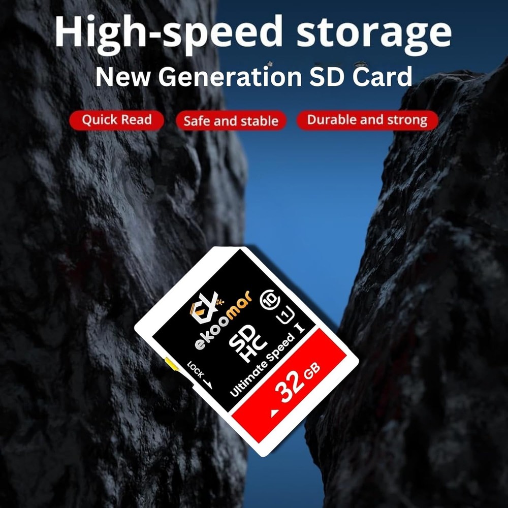 Card - Class 10, High-Speed Memory Card with 100MB/s for Digital Camera, Dash...