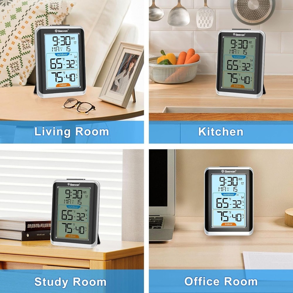 Multi-Function Wireless Thermometer with Backlight & Max/Min Tracking Features