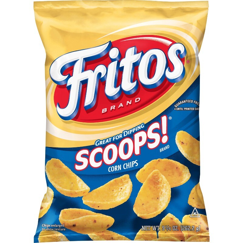 (4 pack) Fritos® Scoops!® Corn Chips, 9.25 oz. Bag