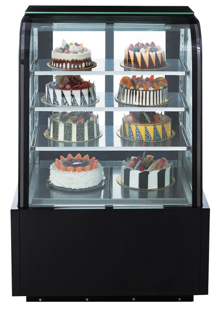 Chef AAA - 72" Curved Glass Bakery Case